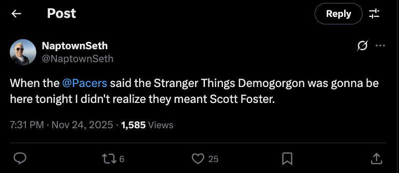 Naptown Seth - X Post